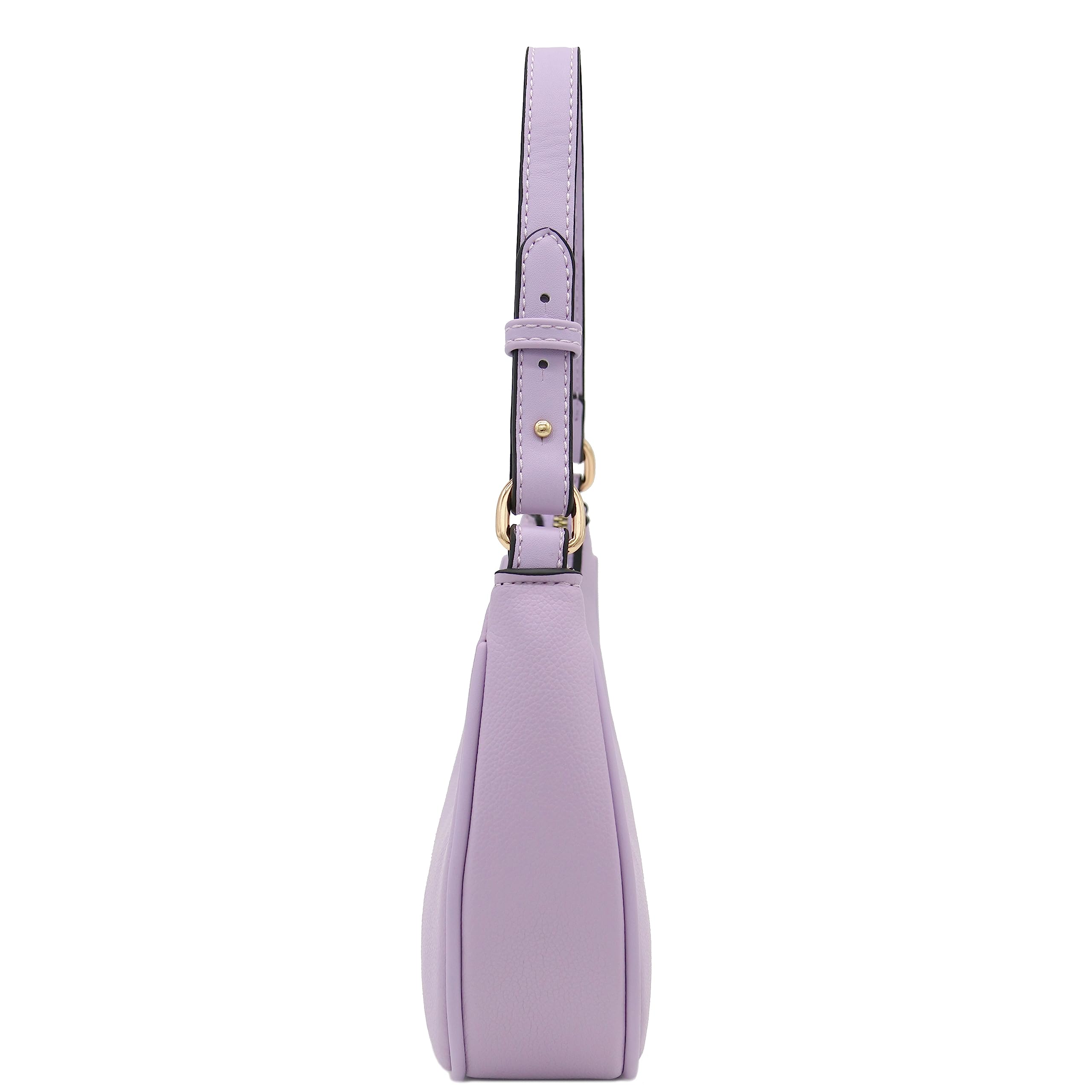 Foto 4 pulgar | Bolso De Hombro Fashionpuzzle Small Crescent Lavender De Piel Sintética - Venta Internacional.