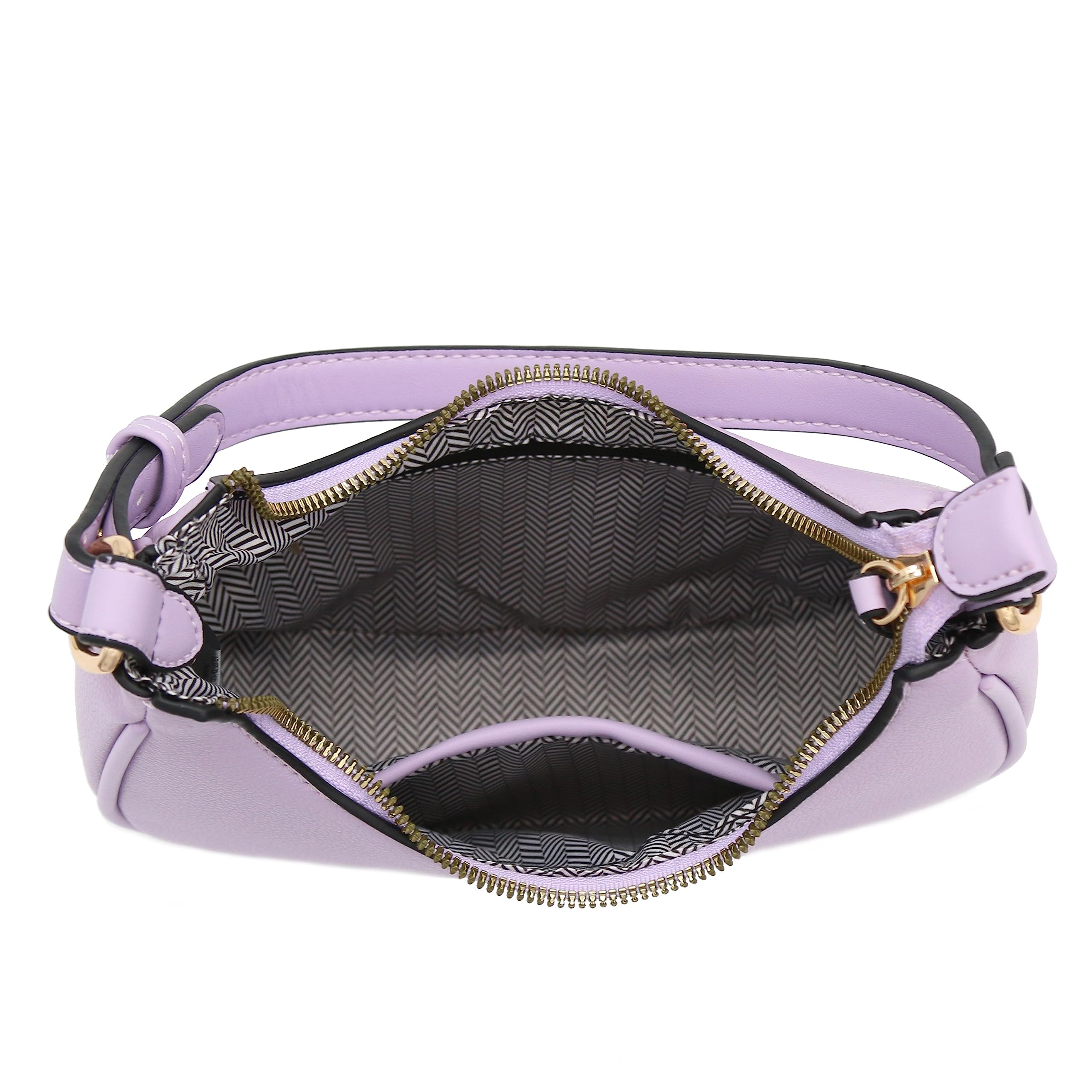 Foto 7 pulgar | Bolso De Hombro Fashionpuzzle Small Crescent Lavender De Piel Sintética - Venta Internacional.