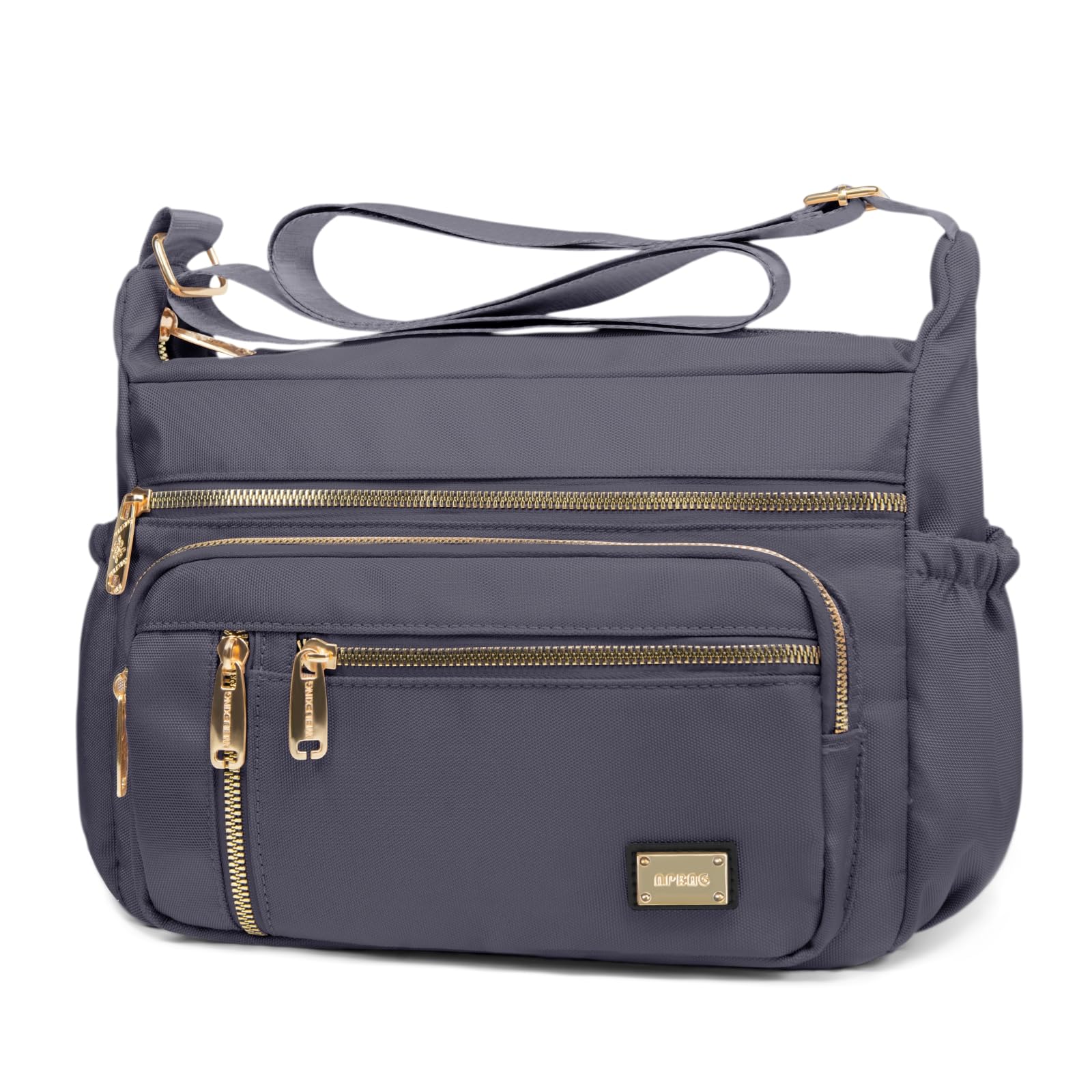 Foto 1 | Bandolera Npbag Para Mujer, Bandolera De Nailon, Color Gris - Venta Internacional.