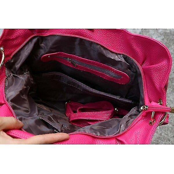 Foto 4 pulgar | Bolso De Hombro Hobo De Piel De Lujo Huoguo, Negro - Venta Internacional.