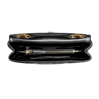 Foto 4 | Bolsa Shoulder Tory Burch Color Negro Con Doble Asa Dorada