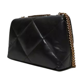 Foto 5 | Bolsa Shoulder Tory Burch Color Negro Con Doble Asa Dorada