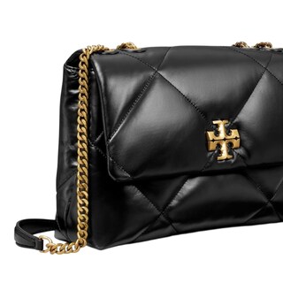 Foto 7 | Bolsa Shoulder Tory Burch Color Negro Con Doble Asa Dorada