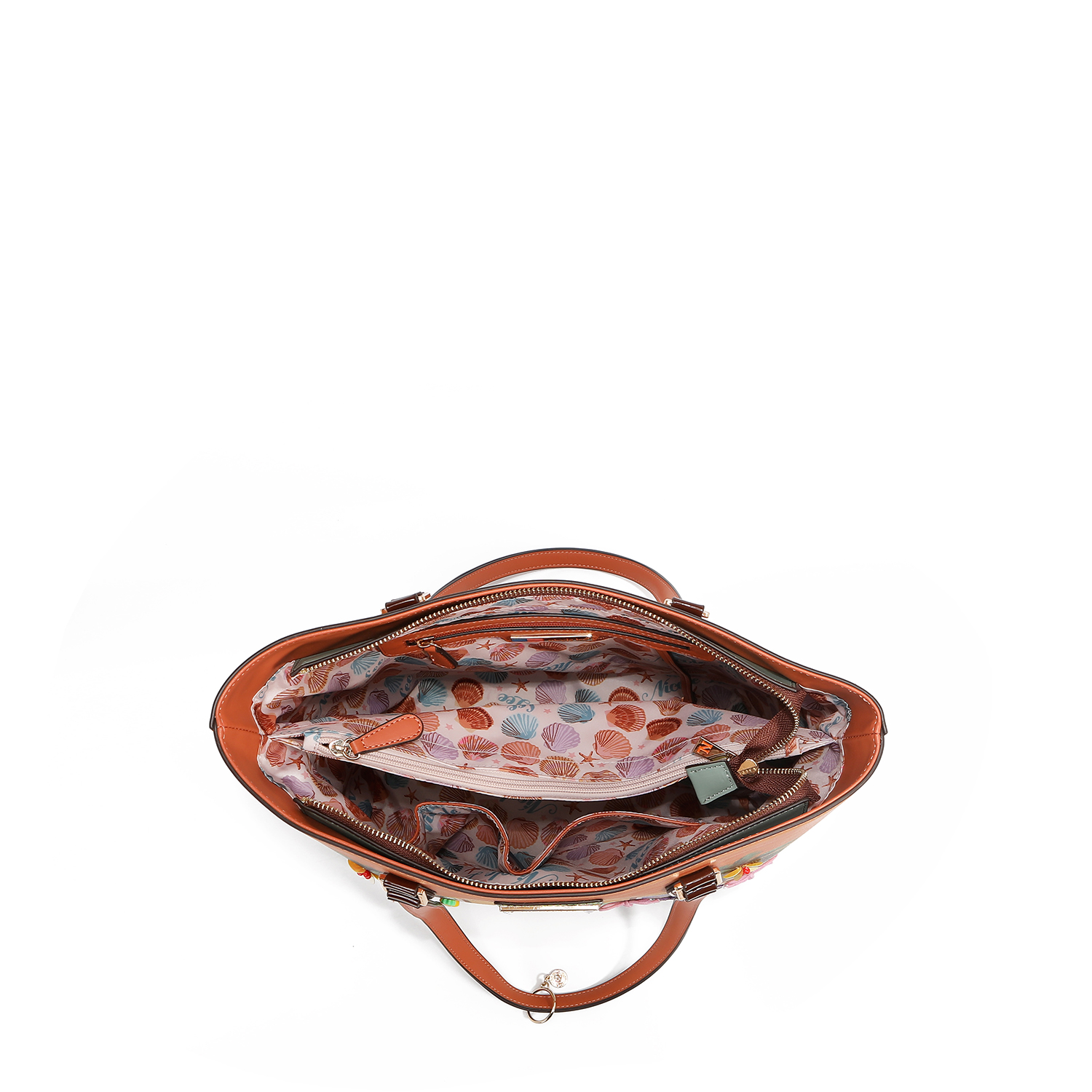 Foto 2 | Bolsa Tote De Nicole Lee Estampada Sun & Sand