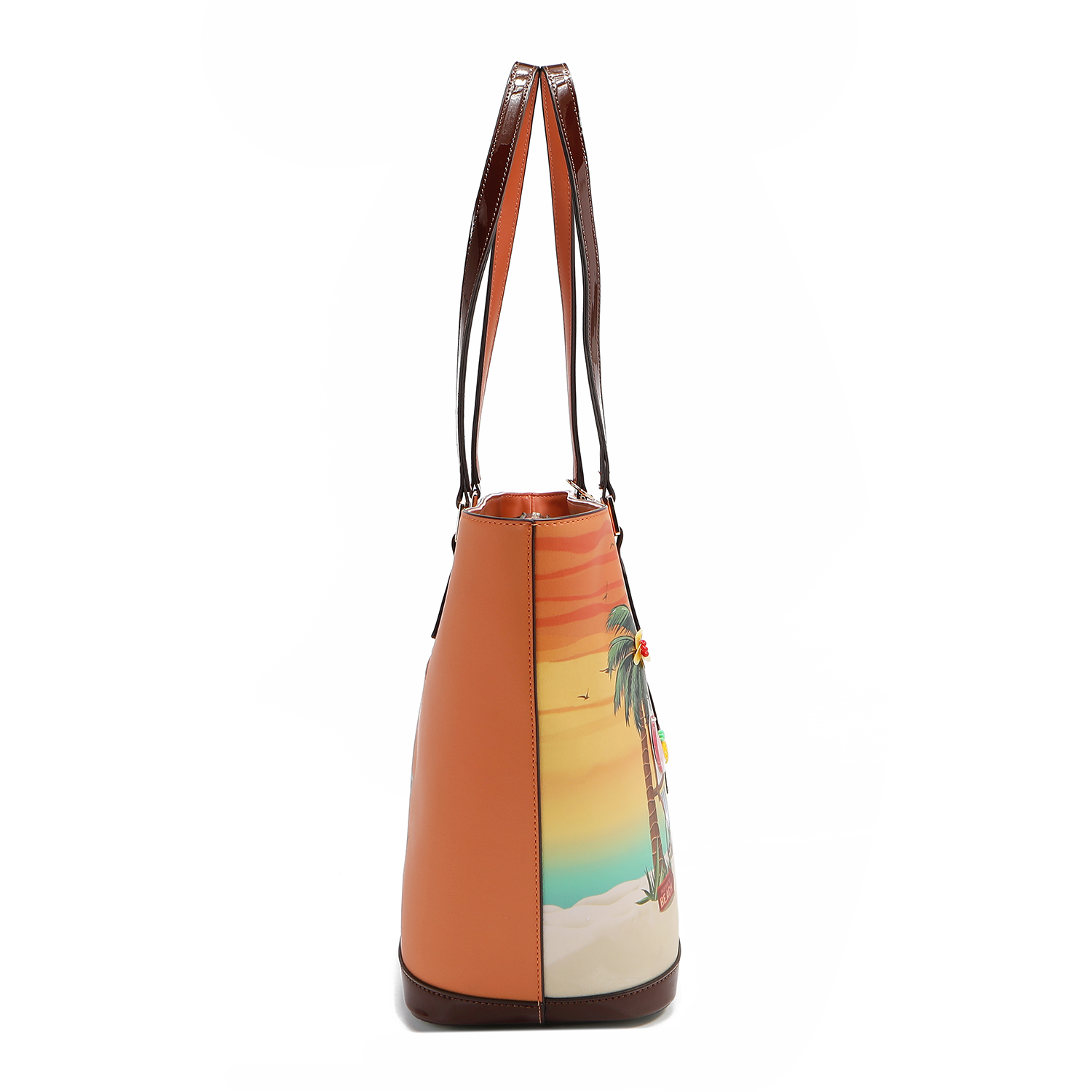 Foto 4 | Bolsa Tote De Nicole Lee Estampada Sun & Sand