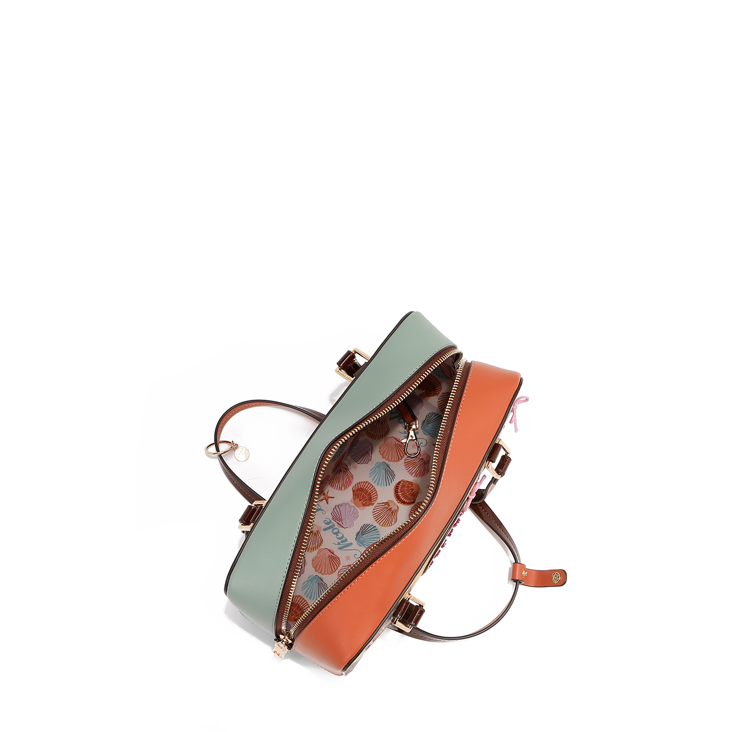 Foto 3 pulgar | Bolsa Shoulder De Nicole Lee Estampada Sun & Sand