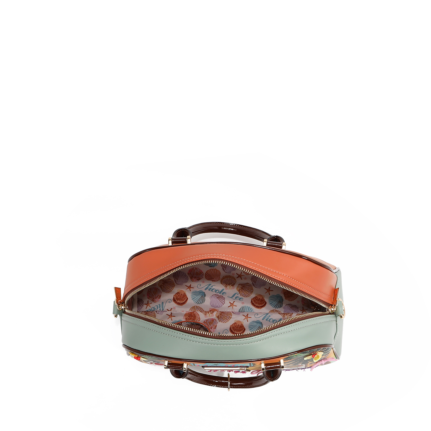 Foto 3 pulgar | Bolsa Dome De Nicole Lee Estampda Sun & Sand