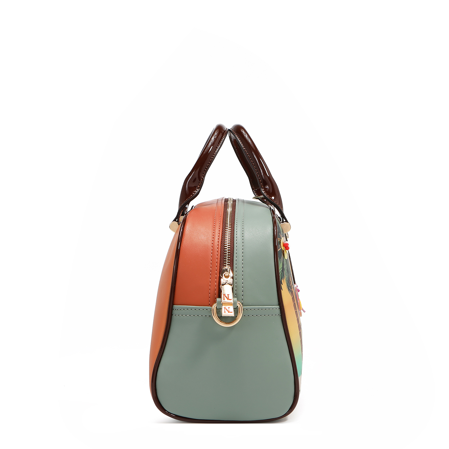 Foto 5 pulgar | Bolsa Dome De Nicole Lee Estampda Sun & Sand