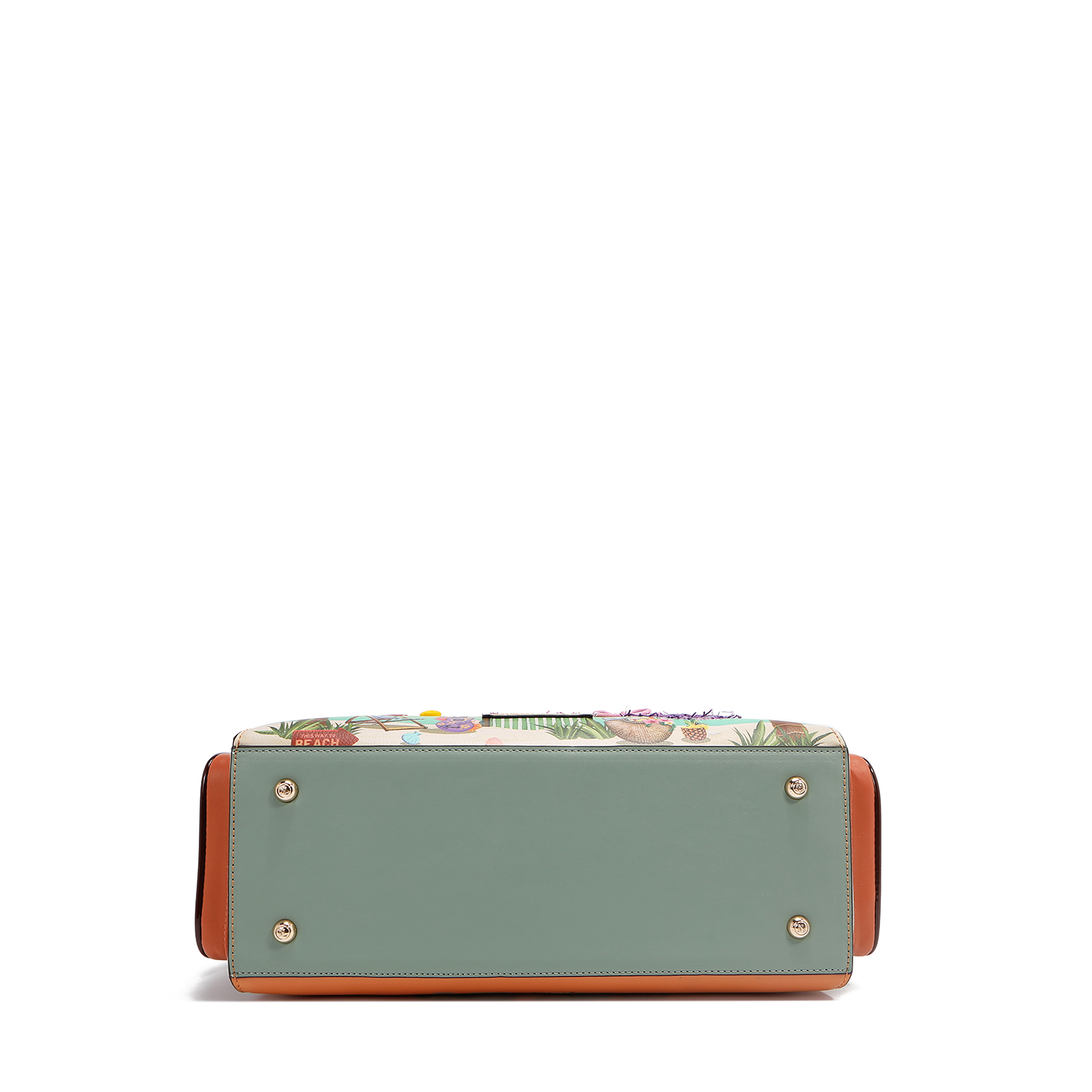 Foto 6 pulgar | Bolsa Boston De Nicole Lee Estampada Sun & Sand