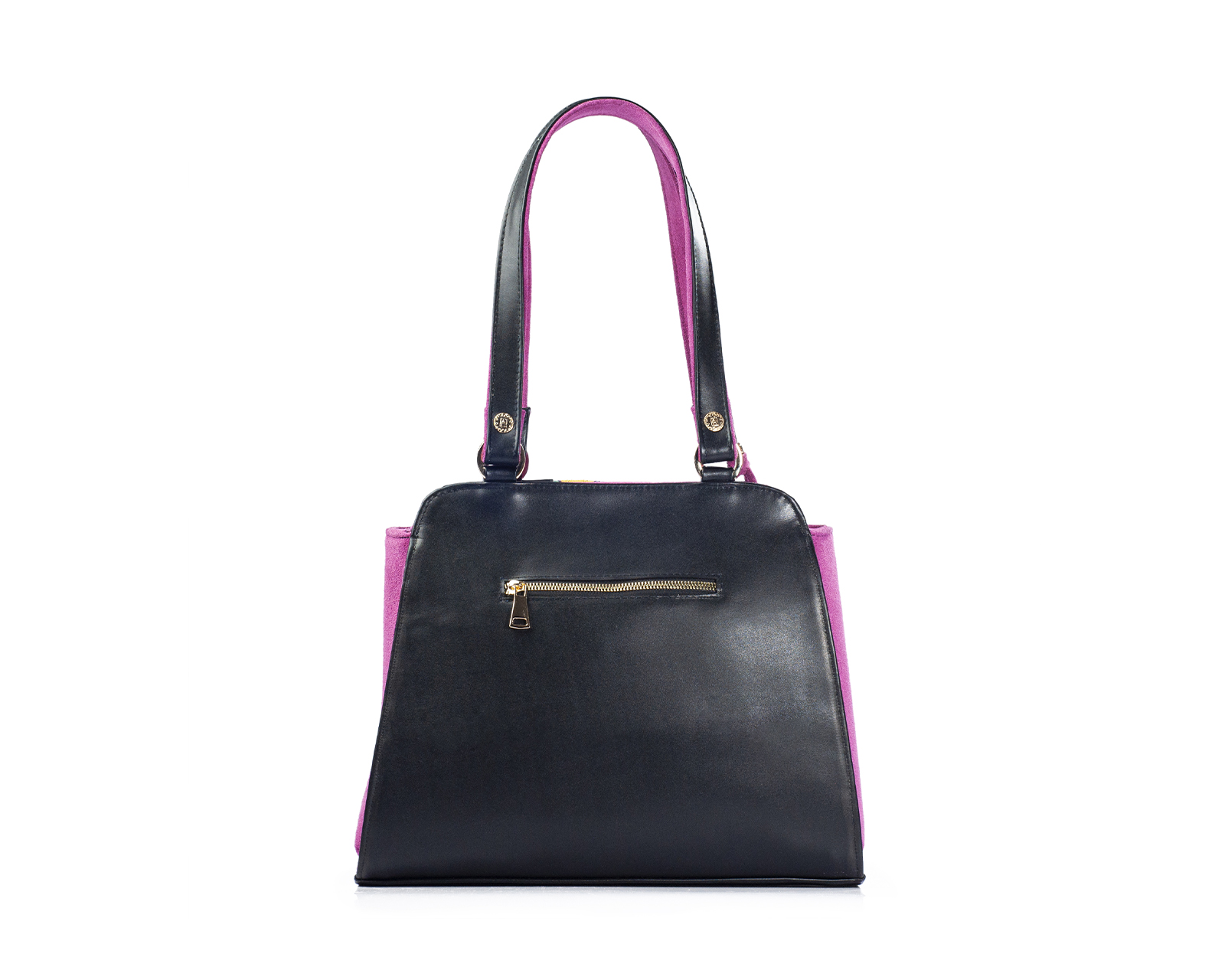 Foto 3 pulgar | Bolso Tote A Ángelozano De Piel Vacuna Con Telar Artesanal, Color Negro, Modelo Ire