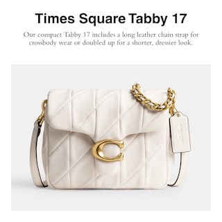 Foto 2 | Bolso Coach Times Square Tabby 17 B4/chalk Para Mujer - Venta Internacional.