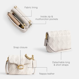 Foto 3 | Bolso Coach Times Square Tabby 17 B4/chalk Para Mujer - Venta Internacional.