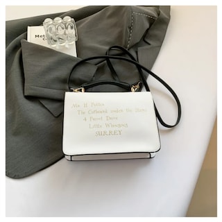 Foto 4 | Bolsa Mariconera Dama /harry Potter Belug Cross Body Paquete Blanco