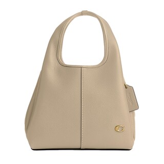 Foto 1 | Bandolera Coach De Piel Granulada Pulida Lana 23 Ivory - Venta Internacional.
