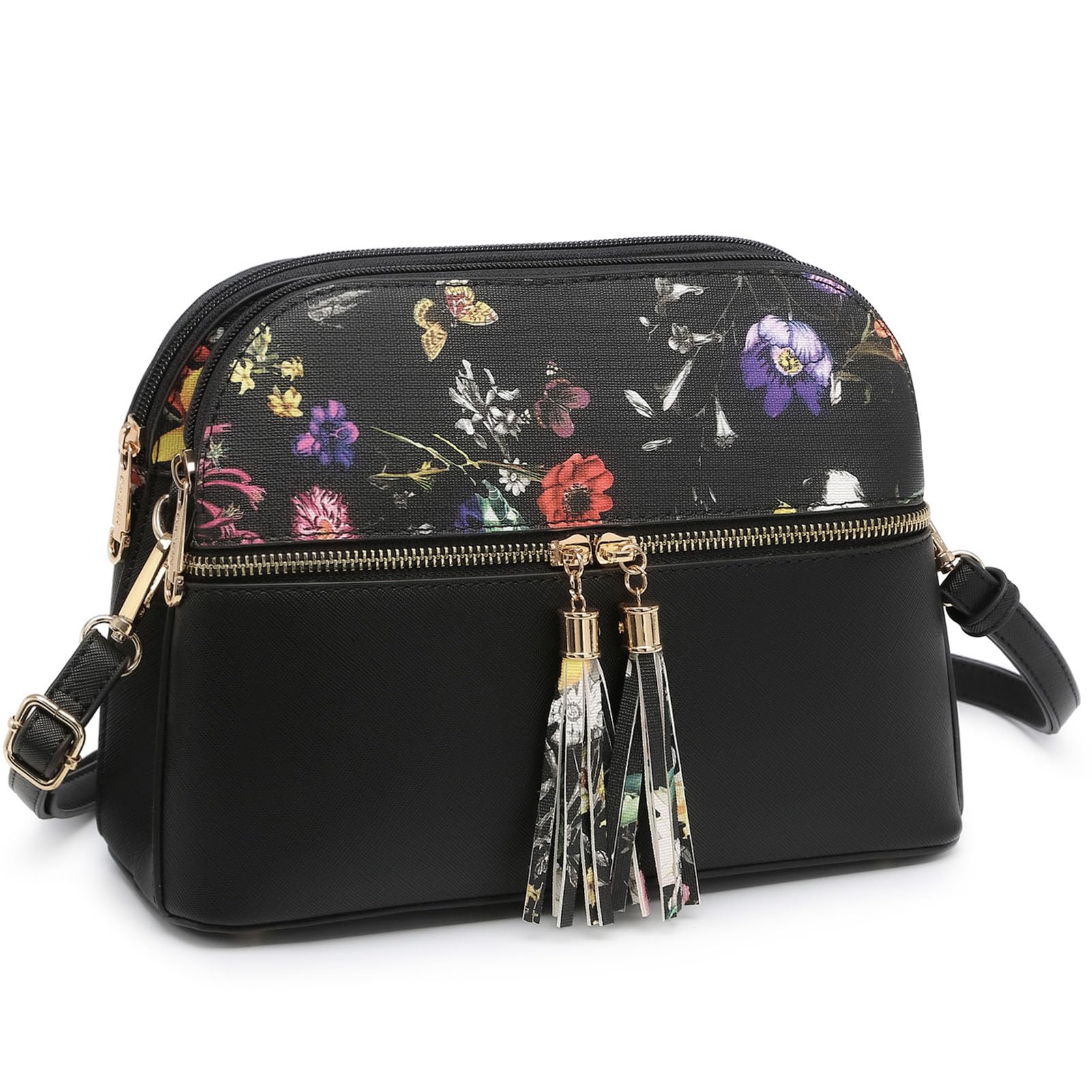 Foto 1 | Bandolera Dasein, Borla, Bolsillo Con Cremallera, Piel Vegana - Venta Internacional.
