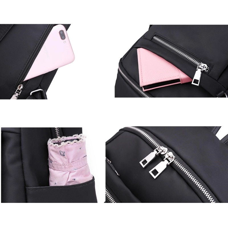 Foto 5 pulgar | Mochila Negra Para Mujer Antirrobo E Impermeable - Venta Internacional.
