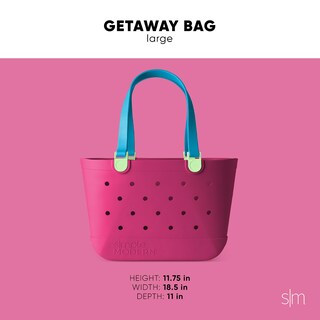 Foto 3 | Bolsa De Playa Simple Modern Getaway 80's Mix De Goma Impermeable - Venta Internacional.