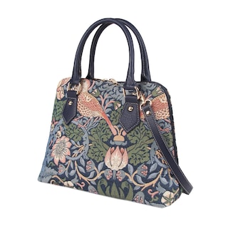 Foto 2 | Bolso Signare William Morris Lienzo/tapiz Convertible Azul - Venta Internacional.