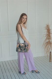 Foto 4 | Bolso Signare William Morris Lienzo/tapiz Convertible Azul - Venta Internacional.