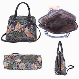 Foto 5 | Bolso Signare William Morris Lienzo/tapiz Convertible Azul - Venta Internacional.