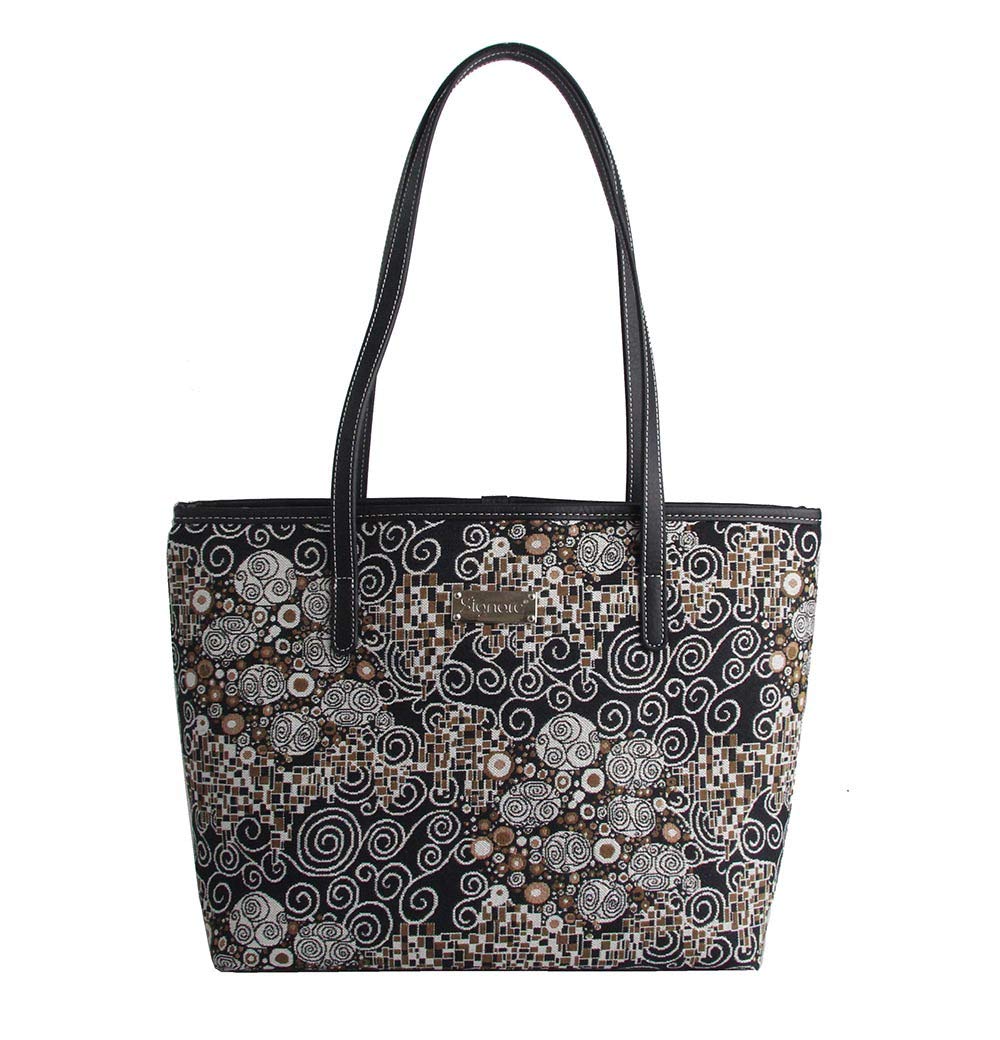 Foto 2 pulgar | Bolso De Hombro Signare Tapestry Gustav Klimt Kiss Design - Venta Internacional.