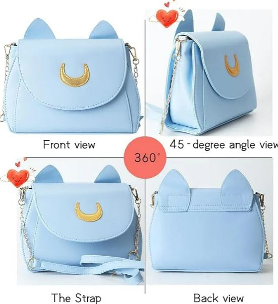 Foto 2 | Elegante Bolsa De Hombro Xtellar Sailor Moon, Moda Femenina De Piel Sintética