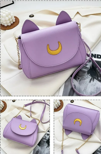 Foto 3 pulgar | Elegante Bolsa De Hombro Xtellar Sailor Moon, Moda Femenina De Piel Sintética
