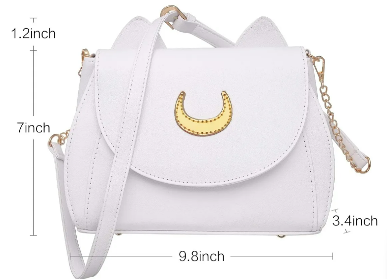 Foto 4 pulgar | Elegante Bolsa De Hombro Xtellar Sailor Moon, Moda Femenina De Piel Sintética