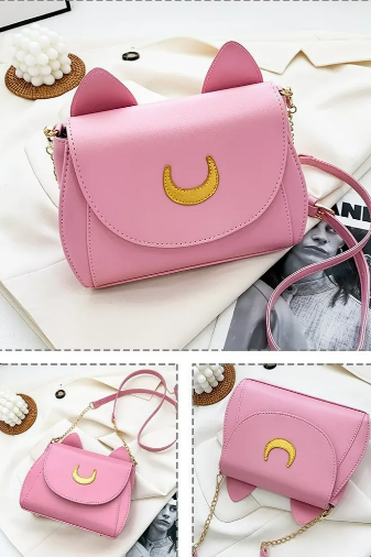 Foto 4 pulgar | Elegante Bolsa De Hombro Xtellar Sailor Moon, Moda Femenina De Piel Sintética