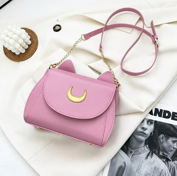 Foto 5 pulgar | Elegante Bolsa De Hombro Xtellar Sailor Moon, Moda Femenina De Piel Sintética