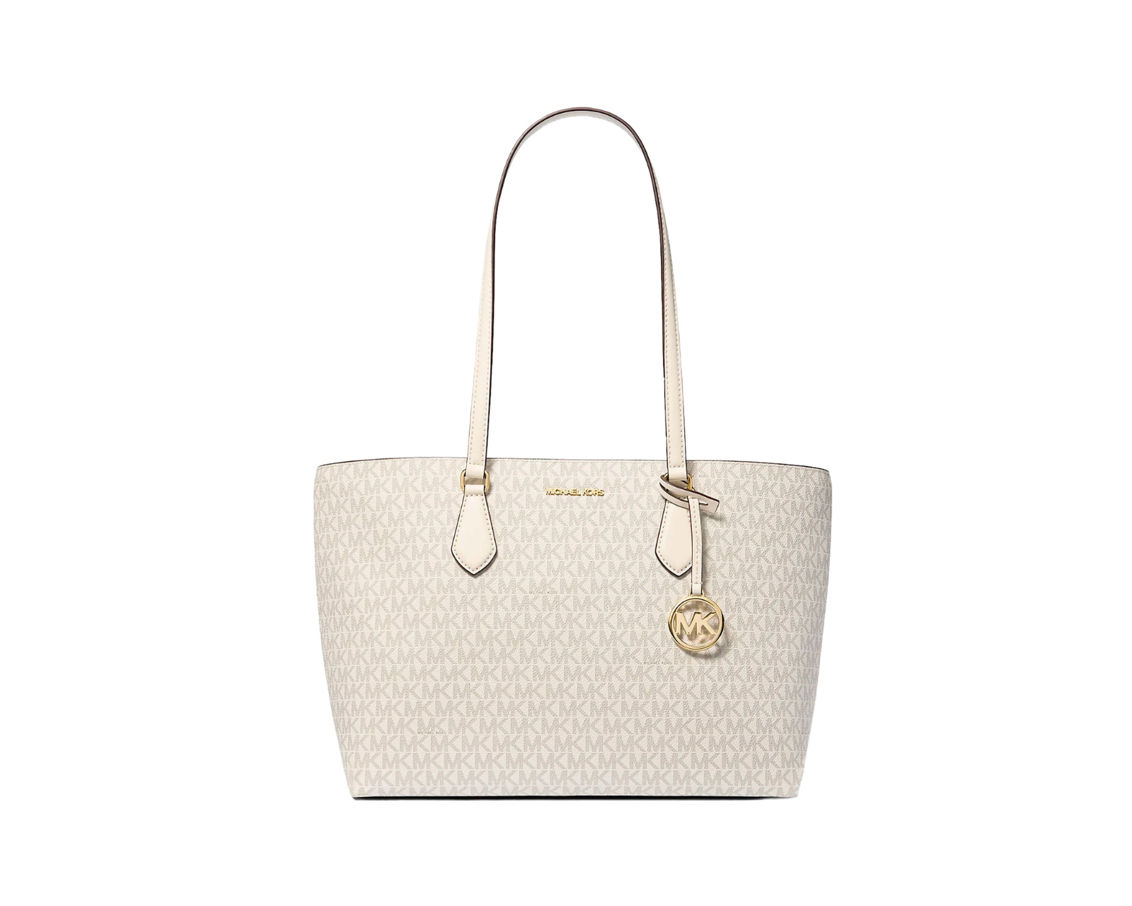 Foto 2 pulgar | Bolsa Michael Kors Jet Set Large Signature Logo Tote Bag 35s4g6ht9b Color Blanco