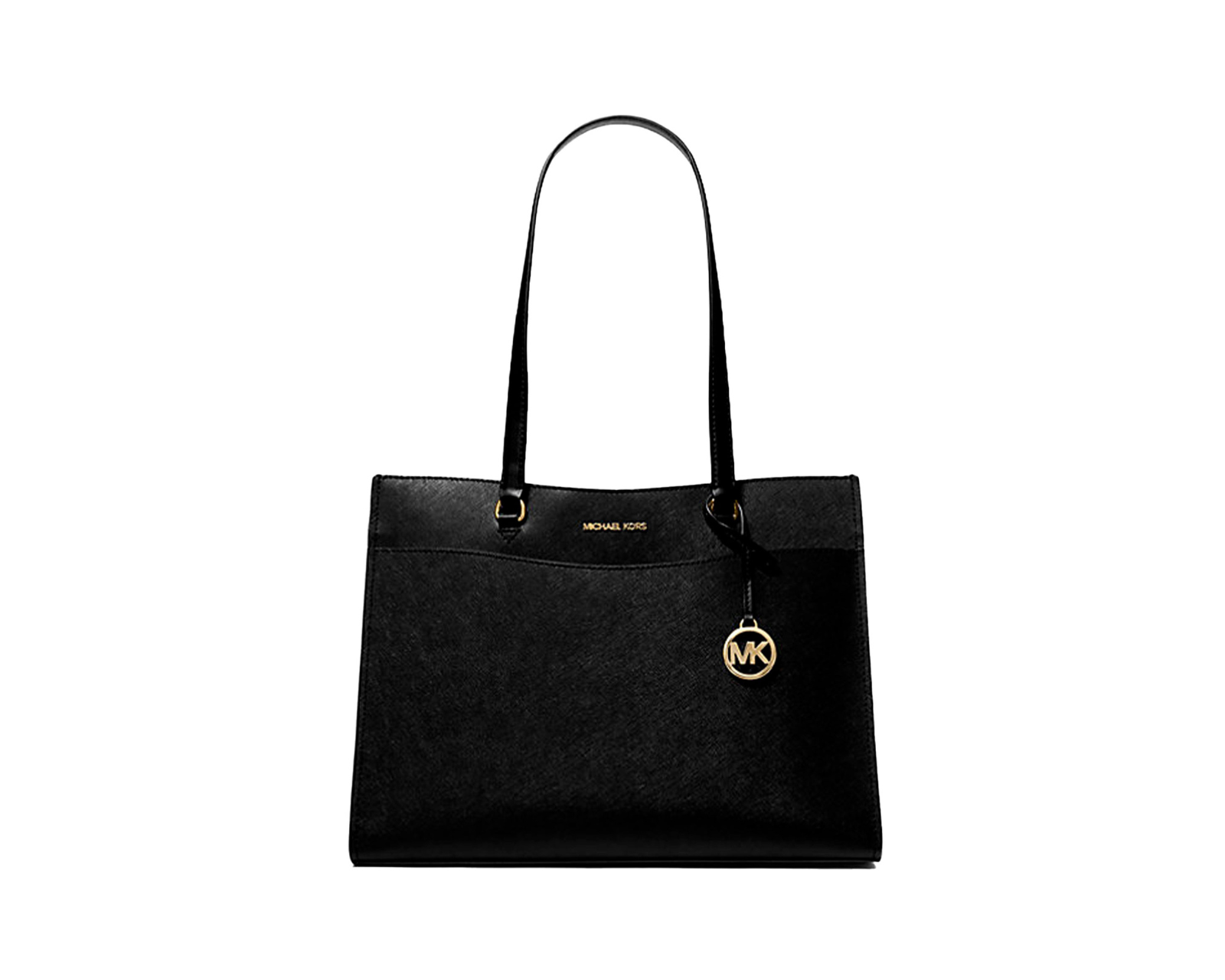 Foto 2 pulgar | Bolsa Michael Kors Jet Set Travel Large Pocket Saffiano Leather Tote Bag 35f4gtvt9l Color Negro