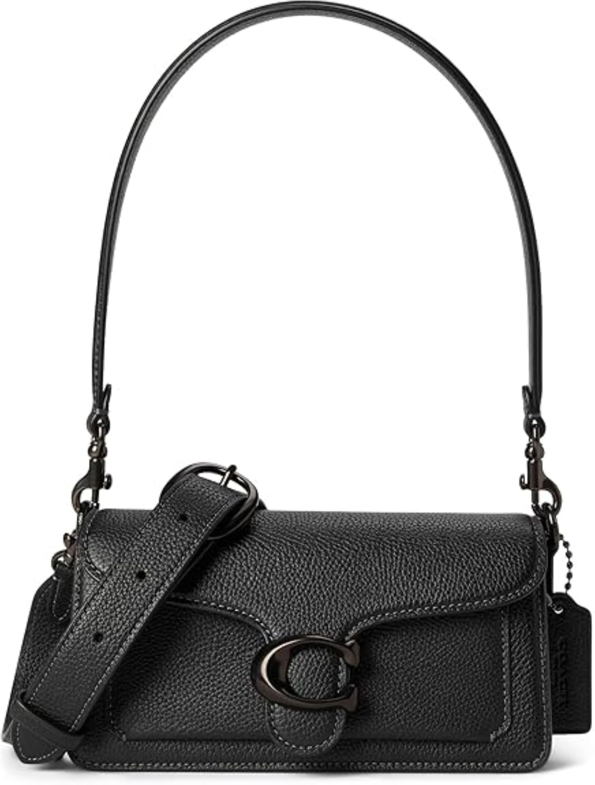 Foto 1 | Bandolera Coach Tabby 20 De Piel Granulada Pulida Negra - Venta Internacional.
