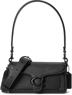 Foto 1 | Bandolera Coach Tabby 20 De Piel Granulada Pulida Negra - Venta Internacional.