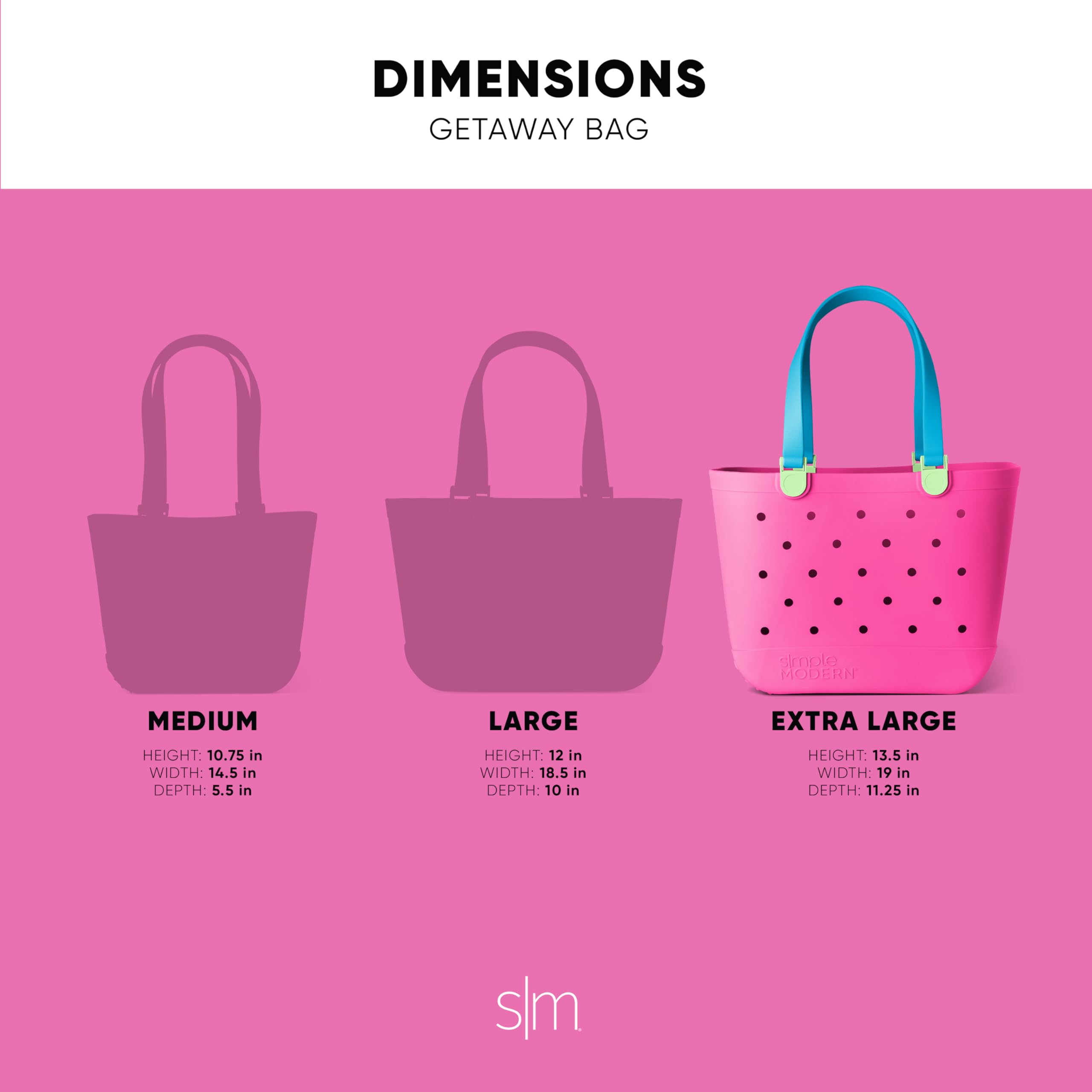 Foto 3 | Bolsa De Playa Simple Modern Getaway, De Goma, Impermeable, Mezcla De Los 80 - Venta Internacional.