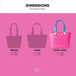 Foto 3 | Bolsa De Playa Simple Modern Getaway, De Goma, Impermeable, Mezcla De Los 80 - Venta Internacional.