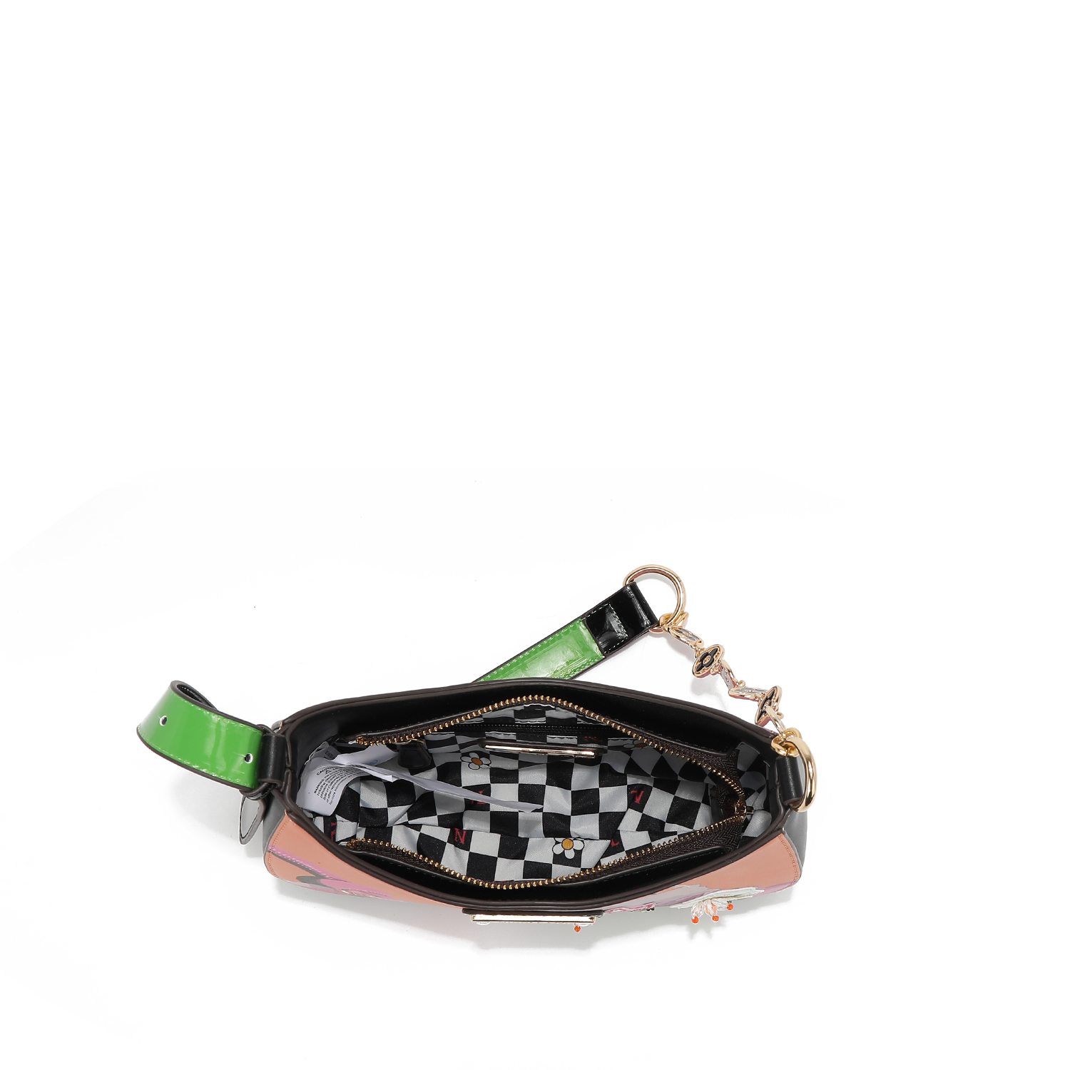 Foto 3 | Bolsa Shoulder De Nicole Lee Estampado Violet Blossom