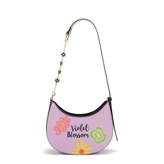 Foto 6 | Bolsa Shoulder De Nicole Lee Estampado Violet Blossom