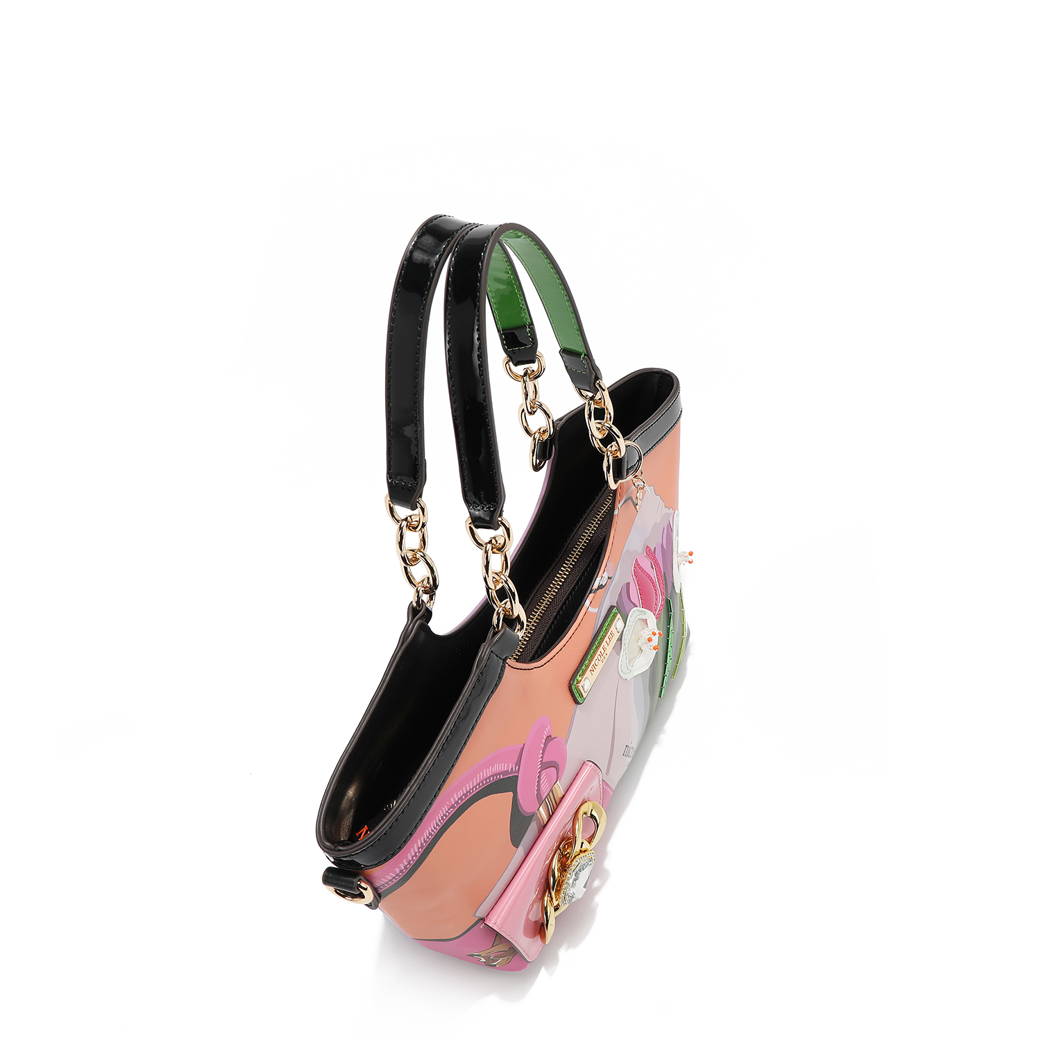 Foto 5 pulgar | Bolsa Tote De  Nicole Lee Estampado Violet Blossom