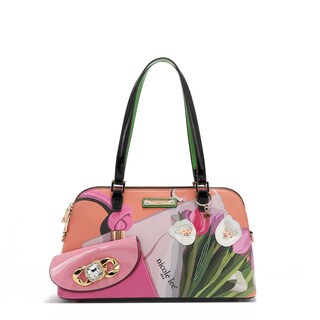 Foto 1 | Bolsa Dome De Nicole Lee Estampado Violet Blossom