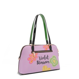 Foto 5 | Bolsa Dome De Nicole Lee Estampado Violet Blossom