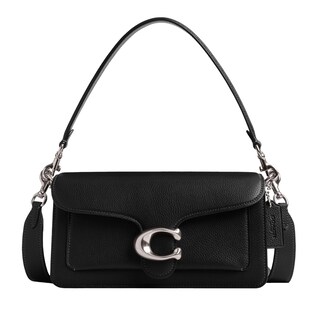 Foto 1 | Bandolera Coach Tabby 26 De Piel Granulada Pulida Color Negro - Venta Internacional.