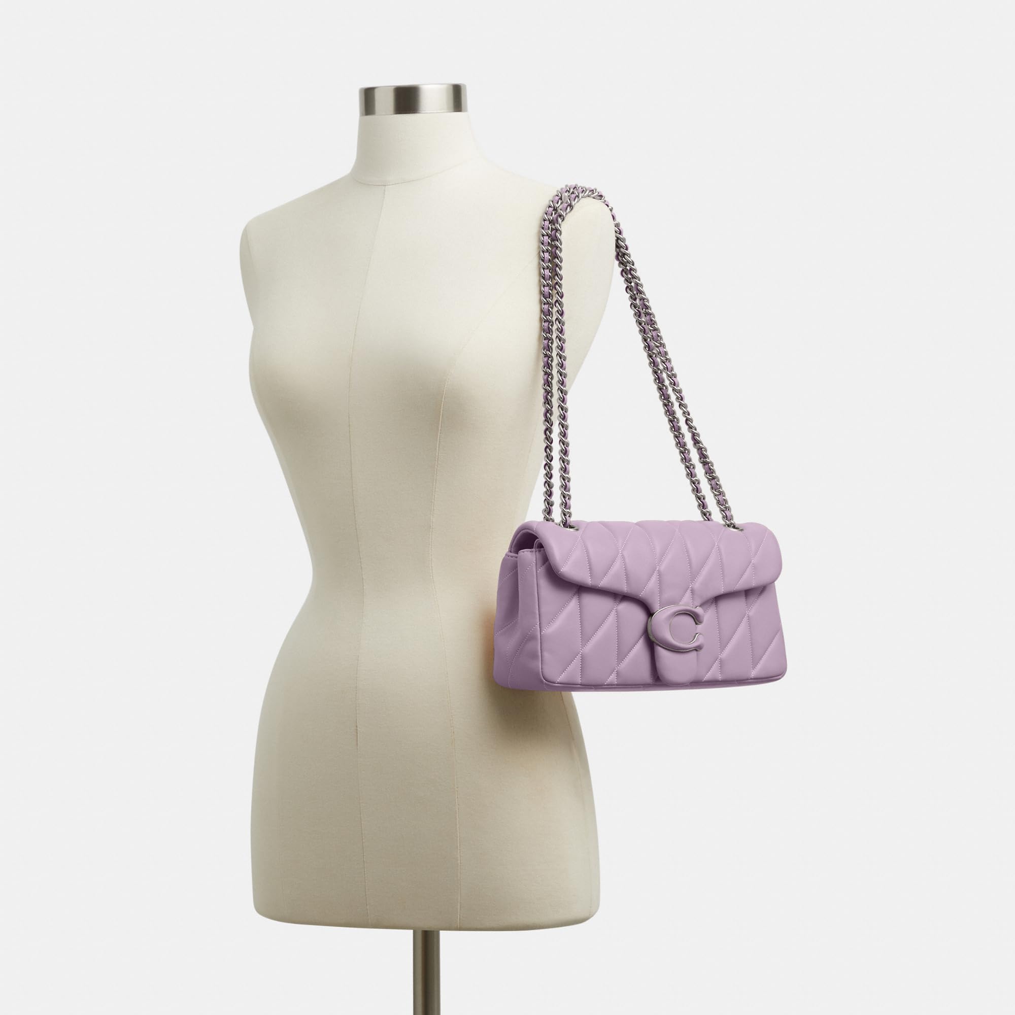 Foto 6 pulgar | Bandolera Coach Quilted Tabby 26 Soft Purple Para Mujer - Venta Internacional.