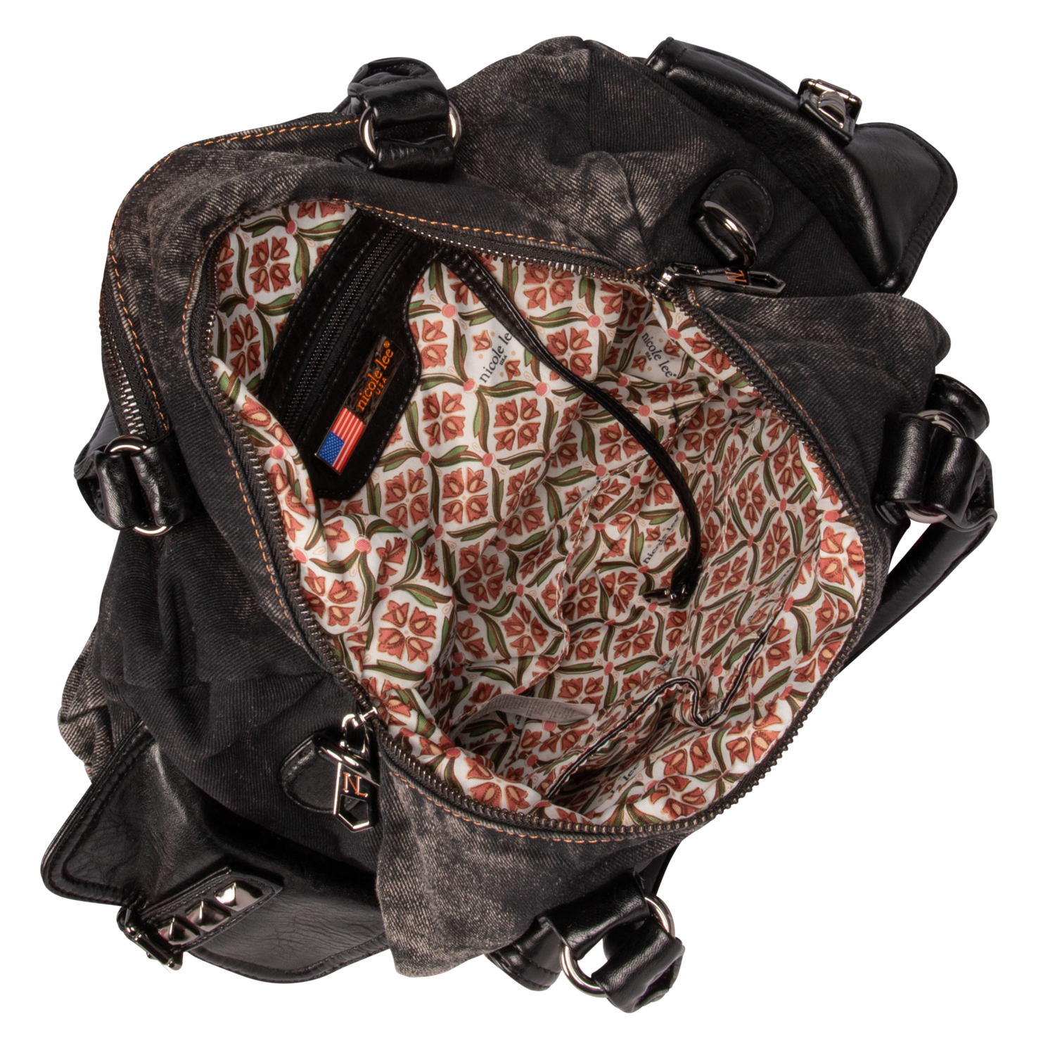Foto 3 pulgar | Bolsa Duffel Marca Nicole Lee De Mezclilla Sisters Secret