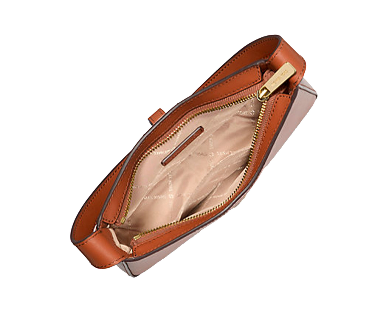 Foto 3 pulgar | Bolsa Michael Kors Lyra Small Leather Pochette 35t4g1yc1l Color Café