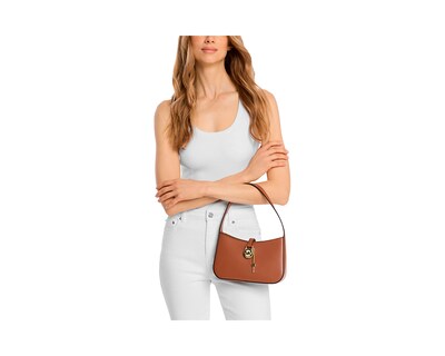 Foto 3 | Bolsa Michael Kors Lyra Small Leather Pochette 35t4g1yc1l Color Café
