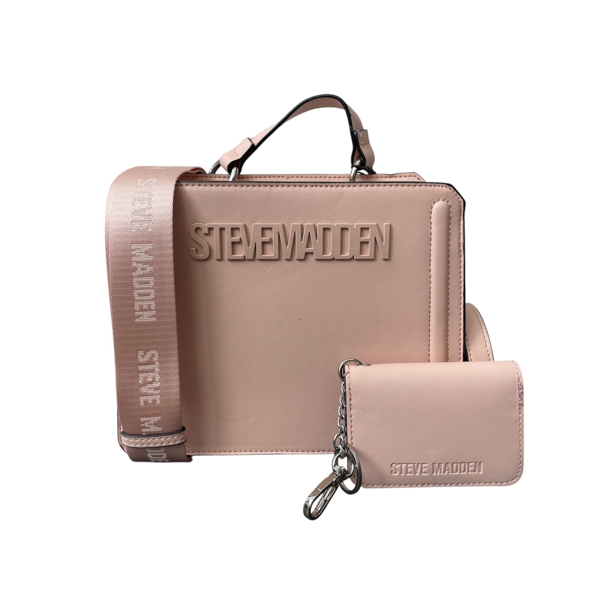 Foto 2 pulgar | Bolsa Steve Madden Bevelyn Pink Fabric