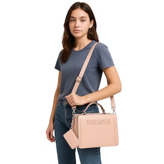 Foto 6 | Bolsa Steve Madden Bevelyn Pink Fabric