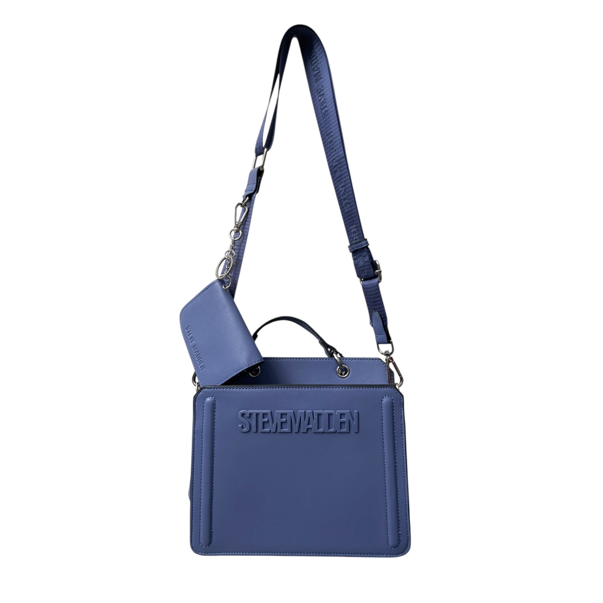 Foto 3 pulgar | Bolsa Steve Madden Bevelyn Blu Fab