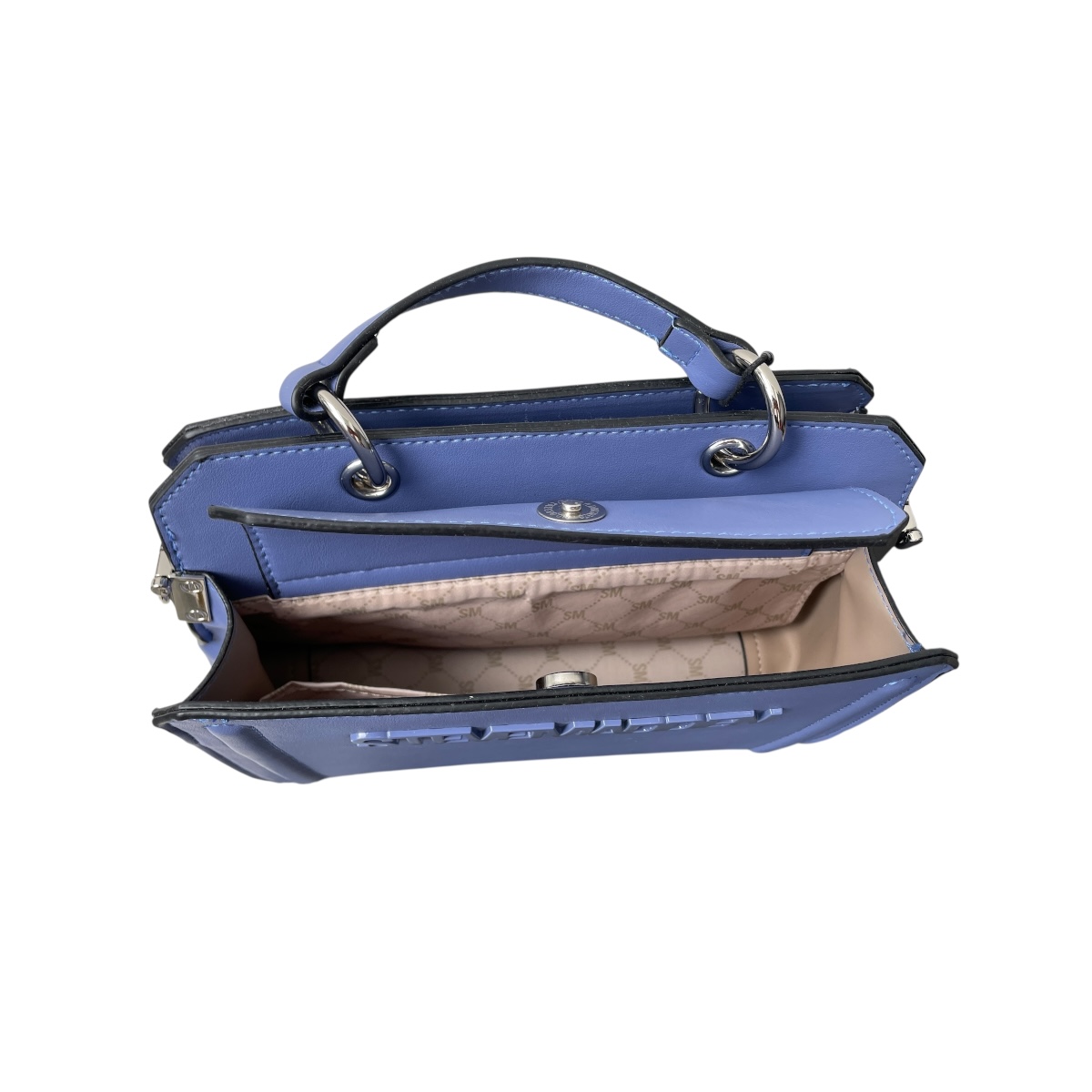 Foto 6 pulgar | Bolsa Steve Madden Bevelyn Blu Fab